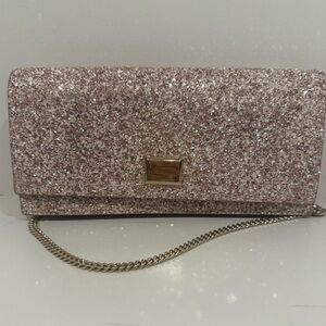Jimmy Choo Lillia Glitter Clutch